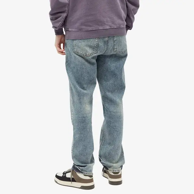 Represent Straight Leg Denim Jeans Earl Blue Backside