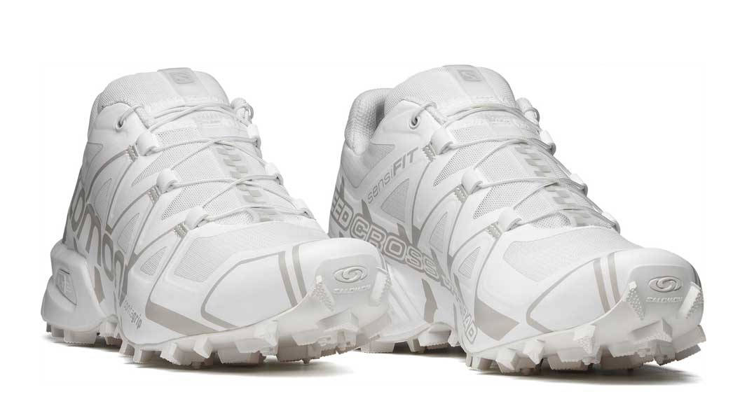 Salomon SPEEDCROSS White Lunar Rock Front
