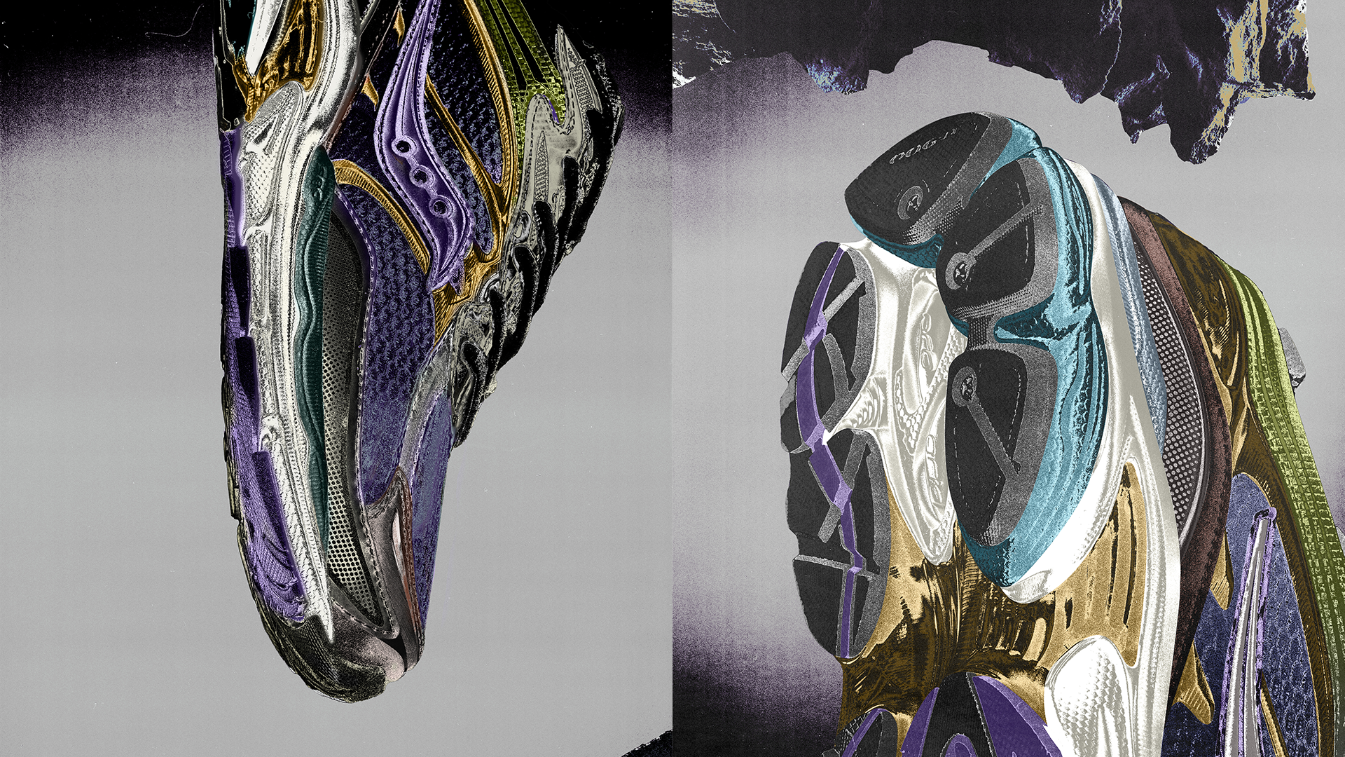 The Saucony ProGrid Omni 9 "Crystal Cave" Features Iridescent Uppers