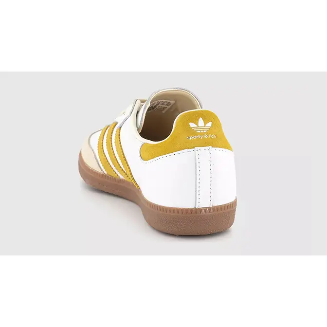 ghete adidas fete shoes clearance store san diego x adidas Samba White Bold Gold IF5661 Back