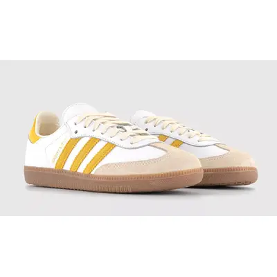 ghete adidas fete shoes clearance store san diego x adidas Samba White Bold Gold IF5661 Side