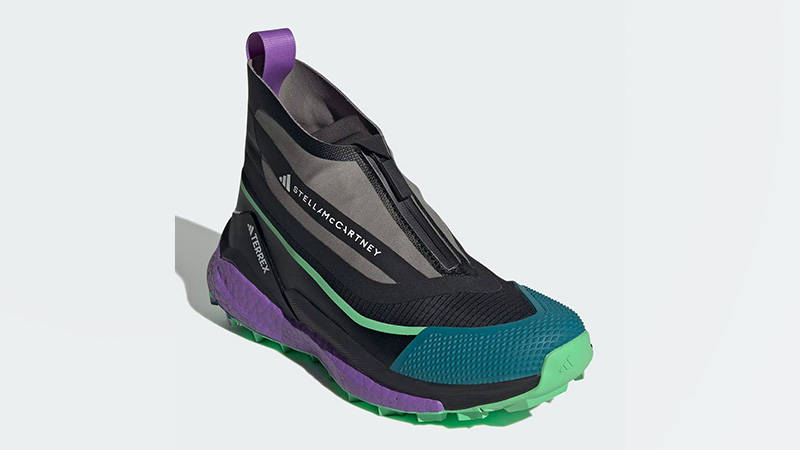 Stella McCartney x adidas TERREX Free Hiker Gore-Tex Black Green Lilac front