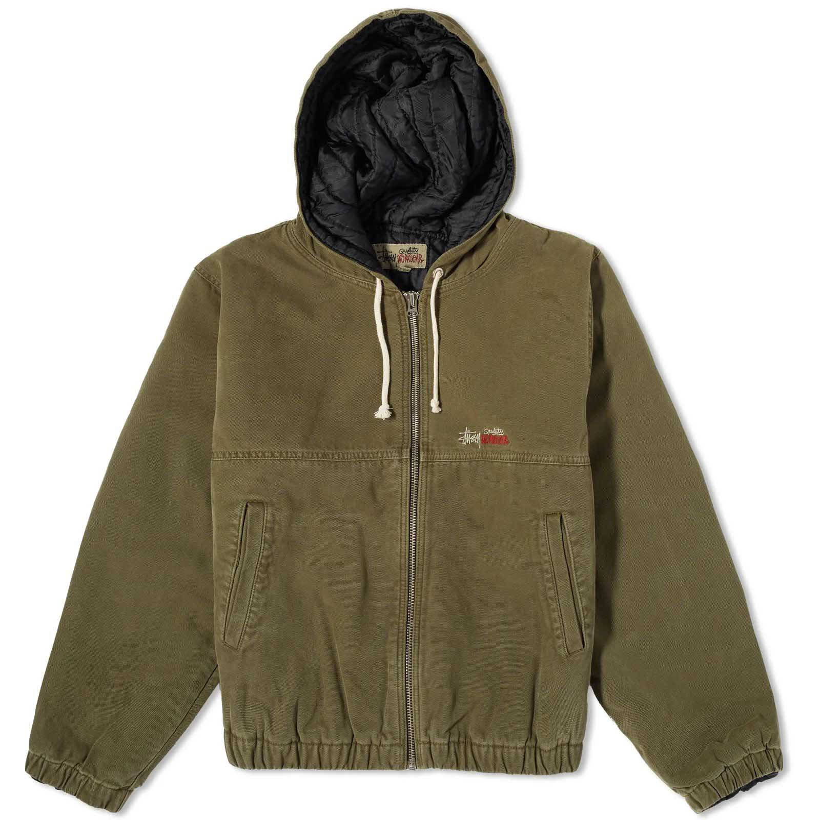 Stüssy Canvas Insulated Work Jacket | Where To Buy | 115716-BLAC 