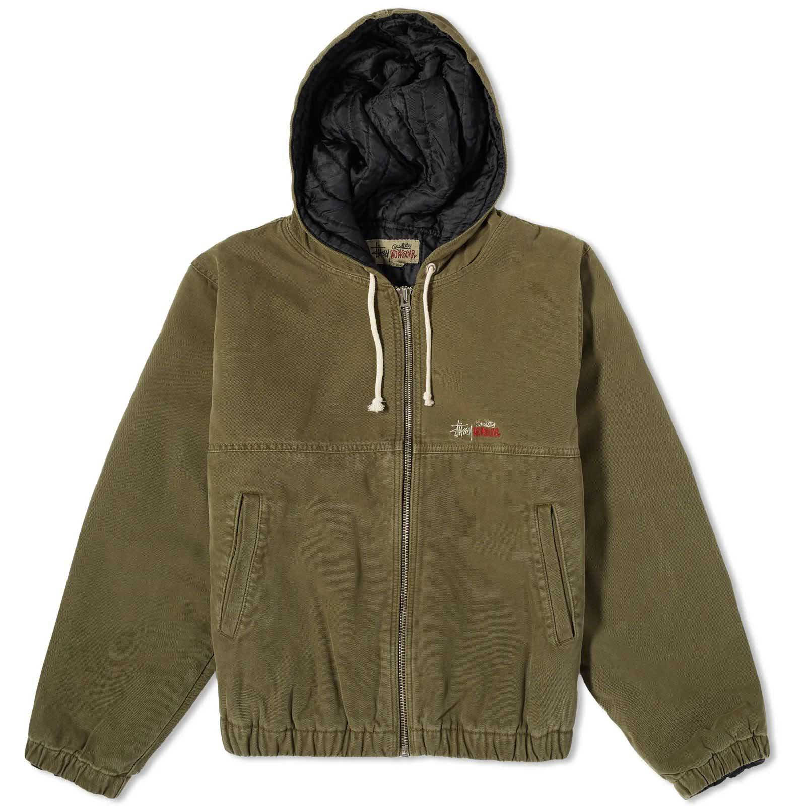 Stüssy Canvas Insulated Work Jacket | Where To Buy | 115716-BLAC