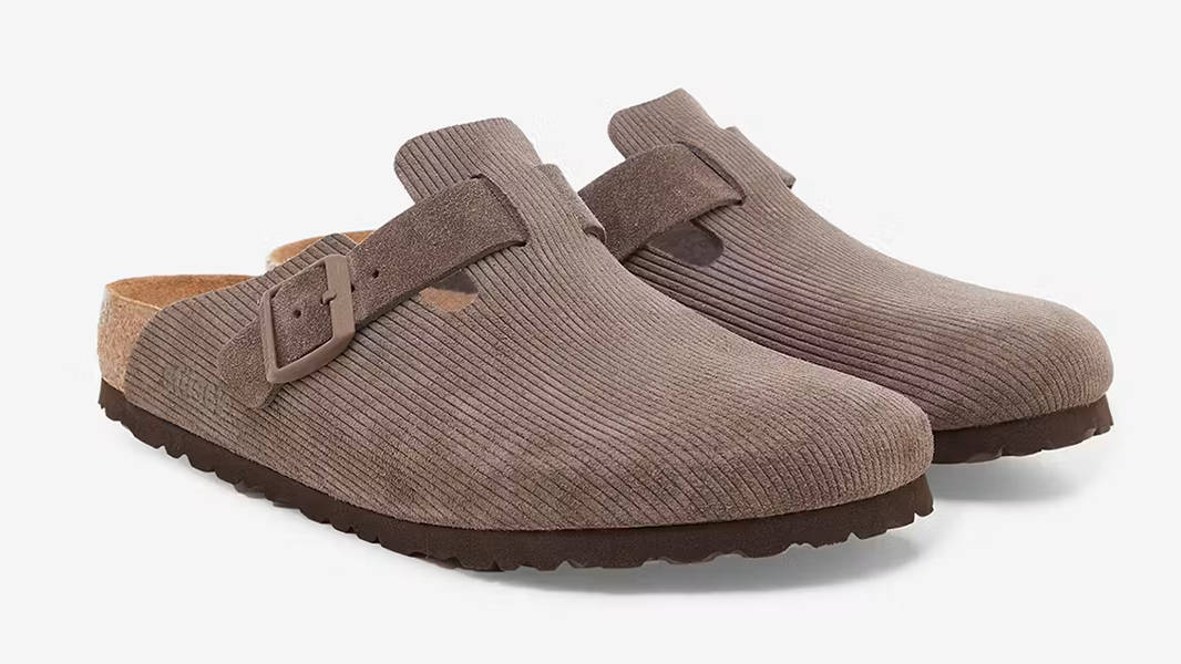 Stüssy x Birkenstock Boston Corduroy Clog Anthracite | Where