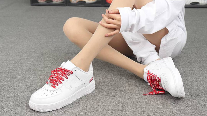 Supreme x Nike Air Force 1 Low White | Where To Buy | CU9225-100