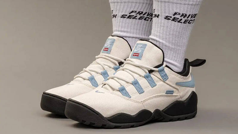 Supreme x Nike SB Air Darwin Low Sail Blue | FQ3000-100 | The Sole