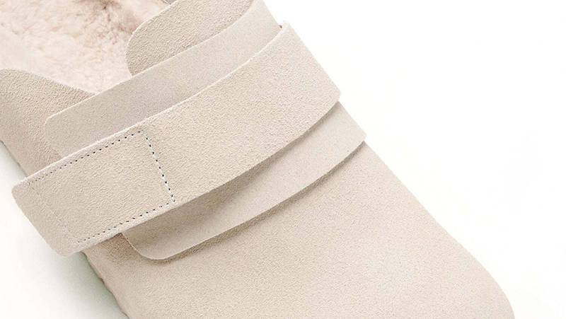 Tekla Fabrics X Birkenstock Nagoya Suede Powder 1026292 Detail 2