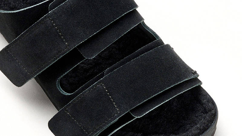 Tekla Fabrics X Birkenstock Uji Suede Slate 1026300 Detail 2