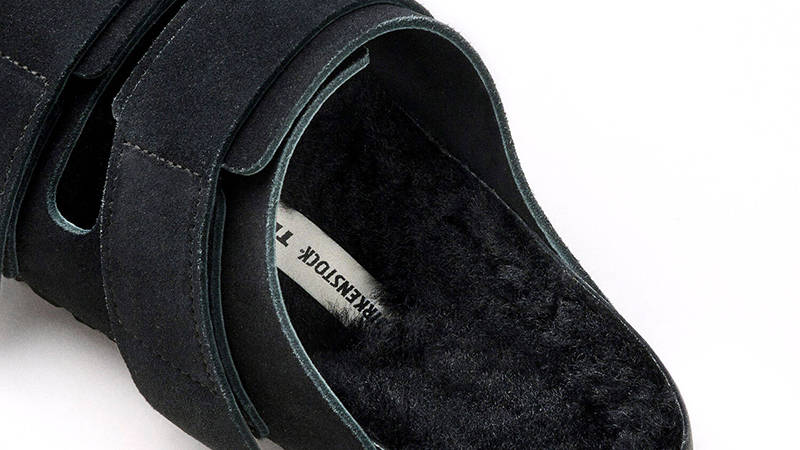 Tekla Fabrics X Birkenstock Uji Suede Slate 1026300 Detail