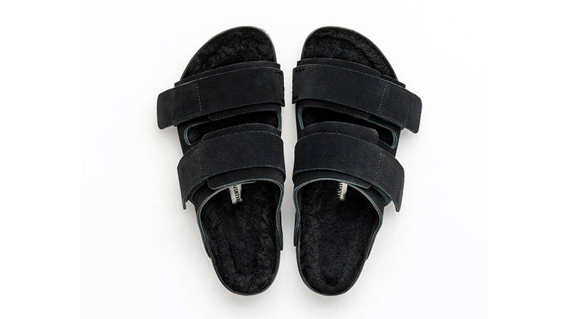 Tekla Fabrics X Birkenstock Uji Suede Slate 1026300 Top