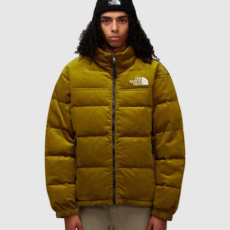The North Face 1992 Reversible Nuptse Jacket Sulphur Moss Front