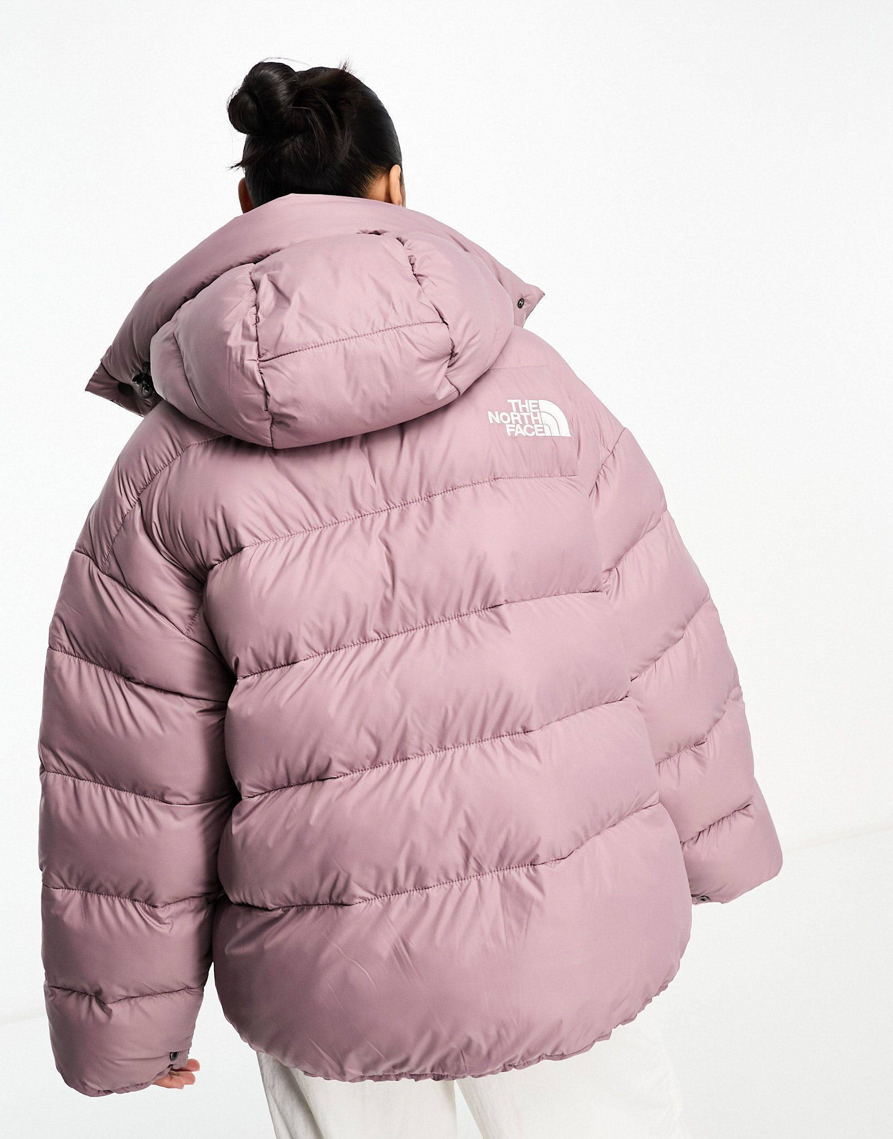 The North Face Acamarachi oversized puffer jacket in black