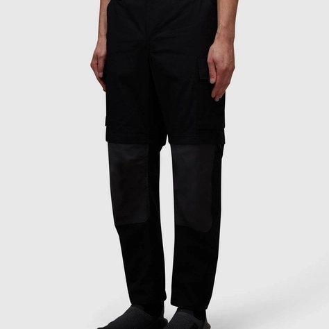 Napapijri Grå T-shirt med lange ærmer og bokslogo Convertible Cargo Pant Black Front
