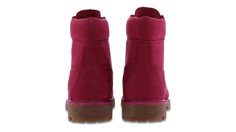 Timberland 6 Inch Boot Dark Pink Back