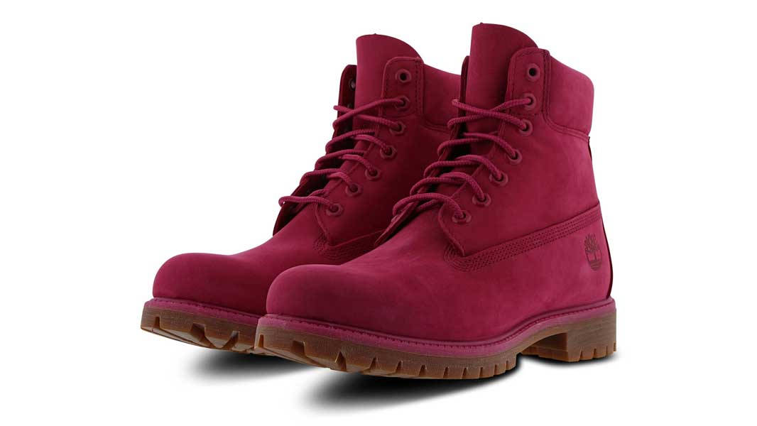 Timberland 6 Inch Boot Dark Pink Front