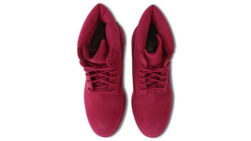 Timberland 6 Inch Boot Dark Pink Middle