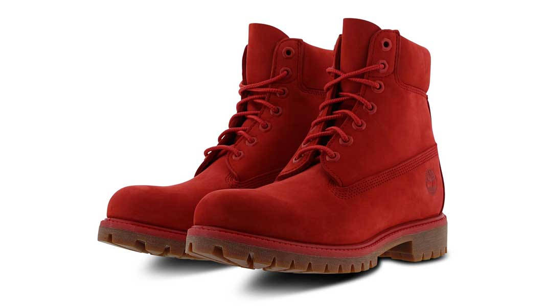 Timberland 6 Inch Boot Medium Red Front