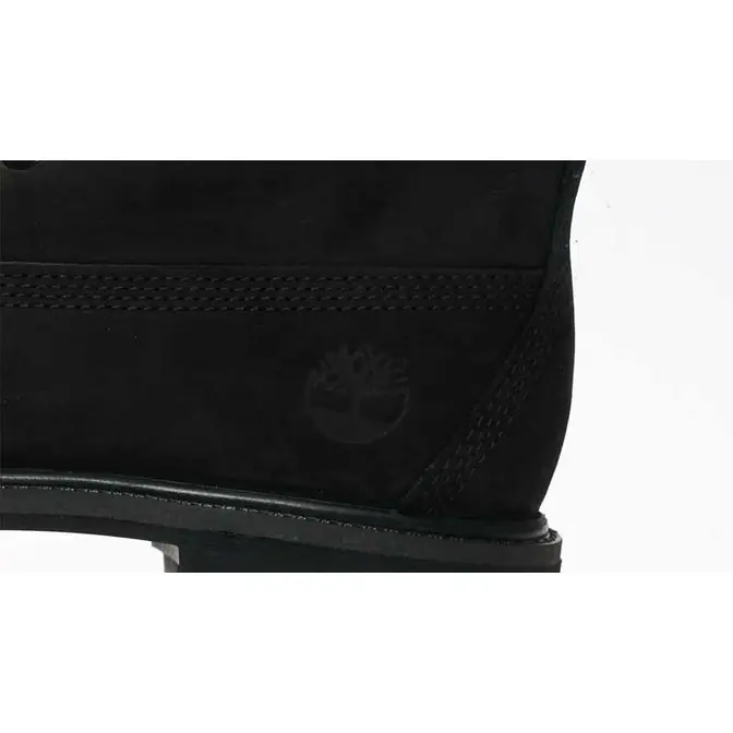 Timberland 6 Inch Premium Boot Black Womens Closeup