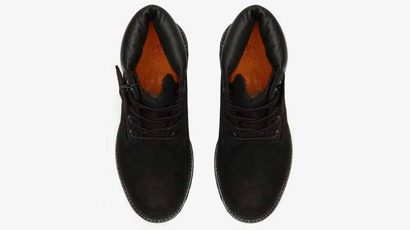 Timberland 6 Inch Premium Boot Black Womens Middle