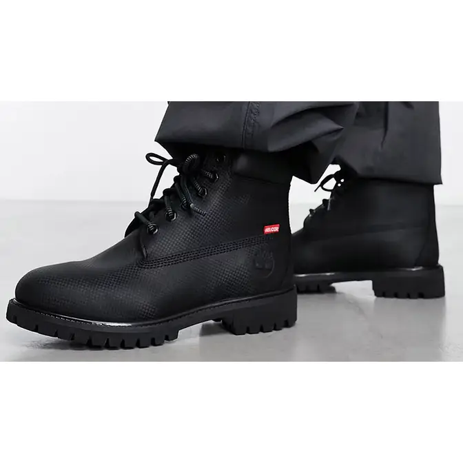 Timberland 6 inch black on deals feet