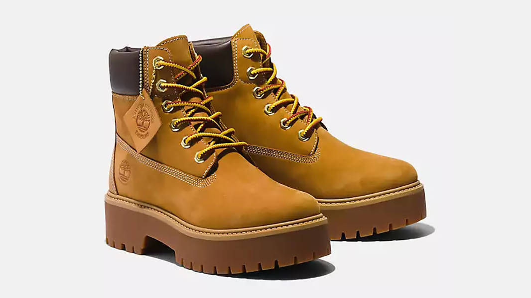 Timberland 6-Inch Waterproof Platform Boot Wheat Nubuck TB0A5RJD231 Front