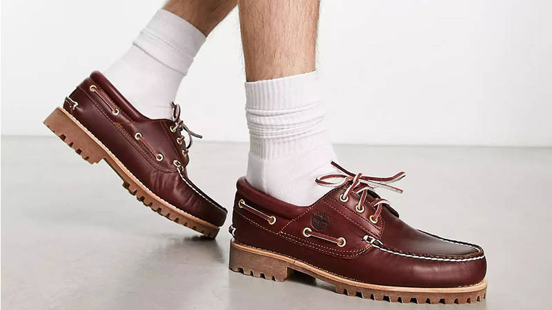靴 Timberland 3eye Classic lug burgundy Amazon.com | Timberland Men's Authentic 3-Eye Lug Handsewn