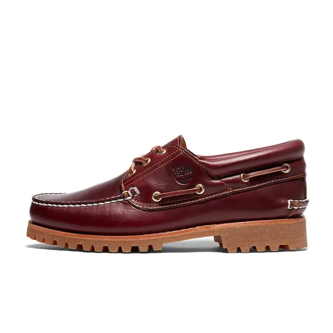 Timberland Authentic 3-Eye Classic Boat Burgundy | Where To Buy ...