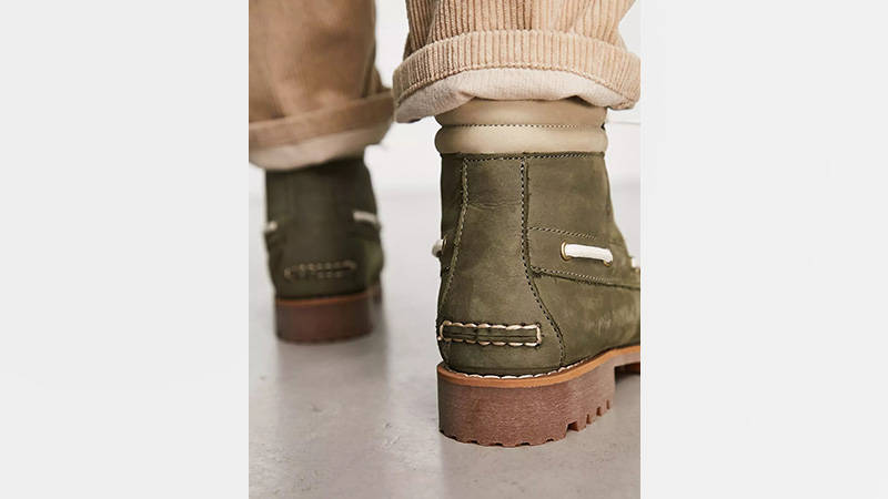 Timberland Authentic 7 Boots Dark Green back