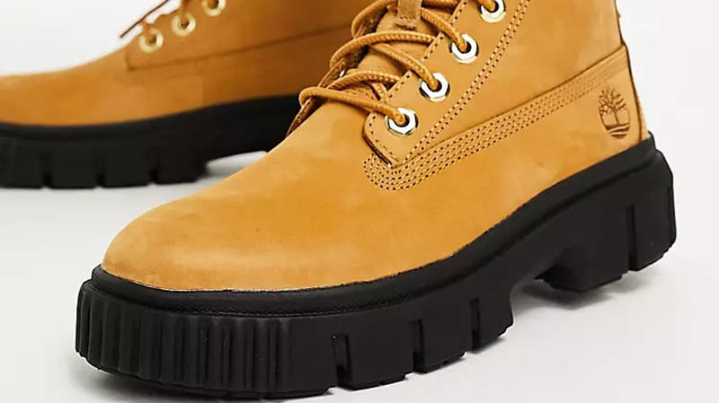 Timberland Greyfield Leather Boot Wheat Black TB0A5RP4231 Front