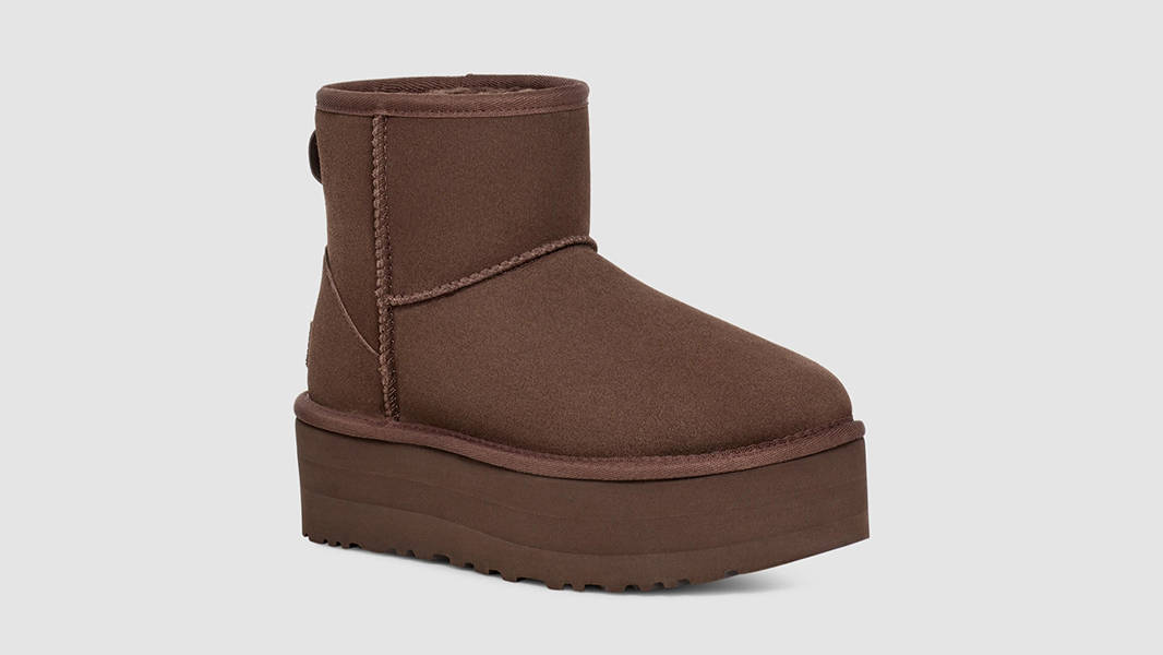 UGG Classic Mini Platform Boots Burnt Cedar 1134991-BCDR Side