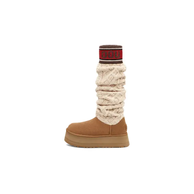 UGG Classic Sweater Letter Tall Chestnut | Where To Buy | 1144044-CHE ...