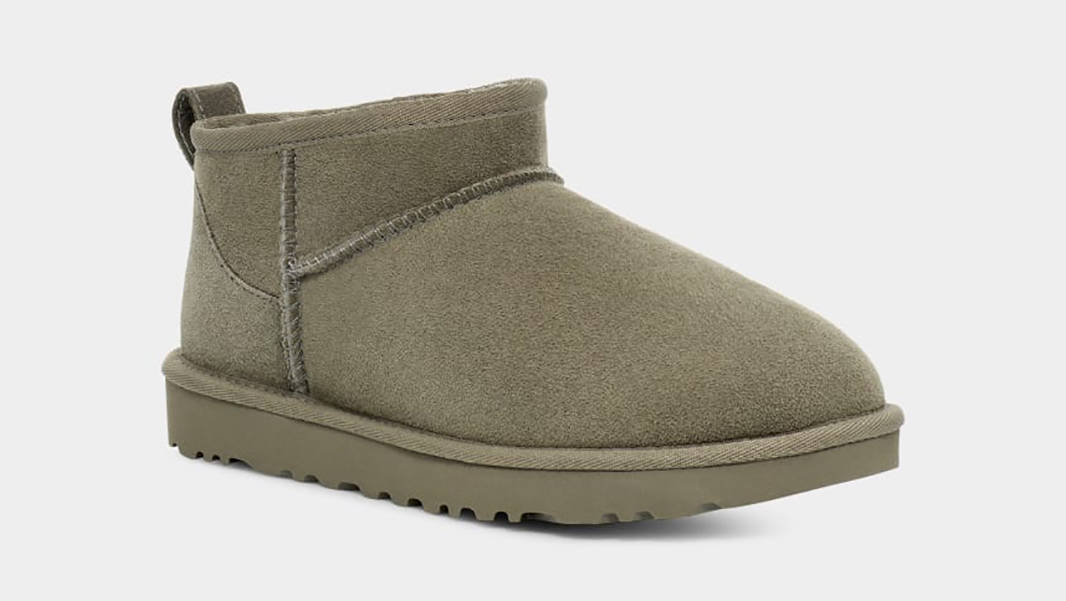 UGG Classic Ultra Mini Boot Moss Green 1116109-MSG Side