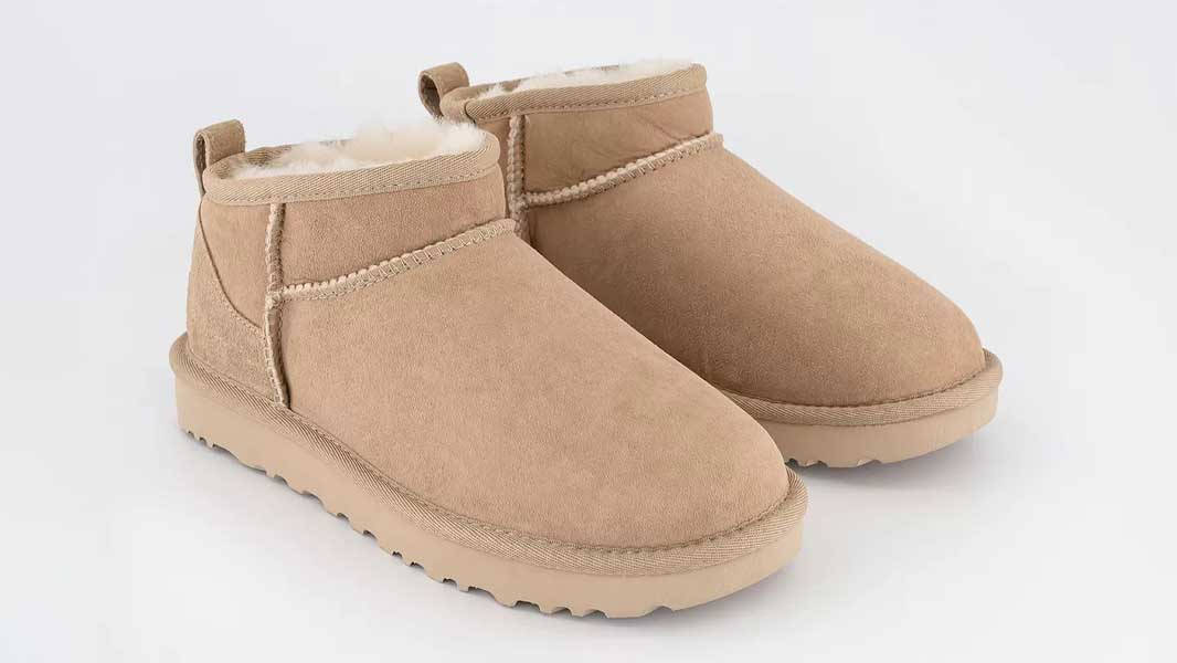 UGG Classic Ultra Mini Boots Sand Front