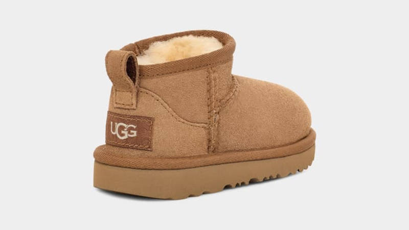 UGG Classic Ultra Mini Boots Toddler Chestnut 1130750T-CHE Back