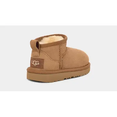 UGG Classic Ultra Mini Boots Toddler Chestnut 1130750T-CHE Back