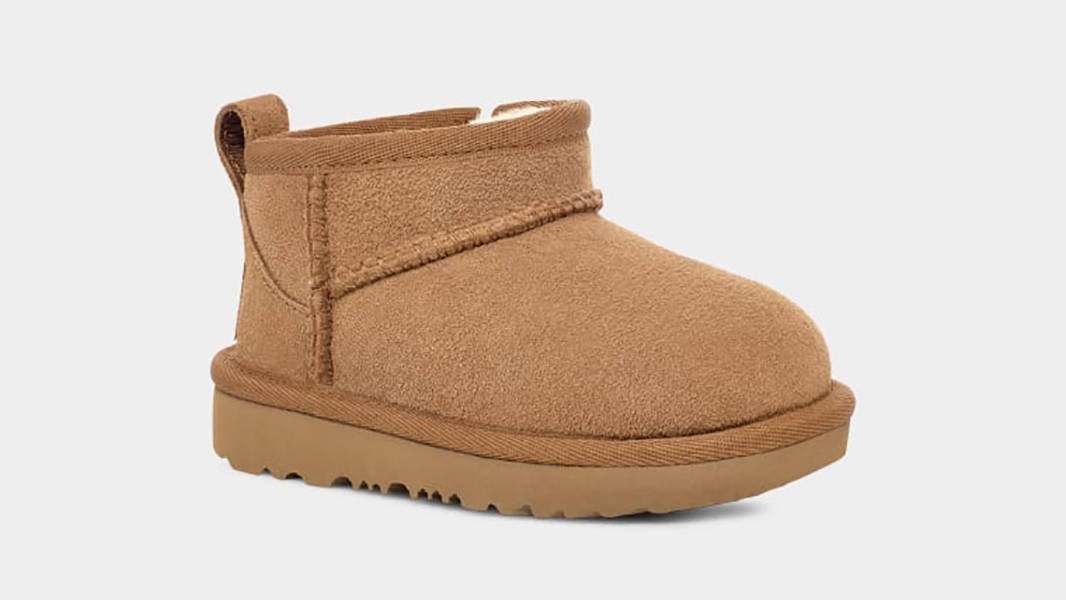 UGG Classic Ultra Mini Boots Toddler Chestnut 1130750T-CHE Side