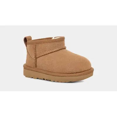 UGG Classic Ultra Mini Boots Toddler Chestnut 1130750T-CHE Side