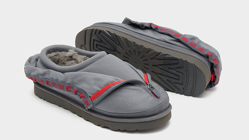 UGG Tasman SZ Grey Red side
