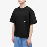 about blank Box Logo T-Shirt Black Front
