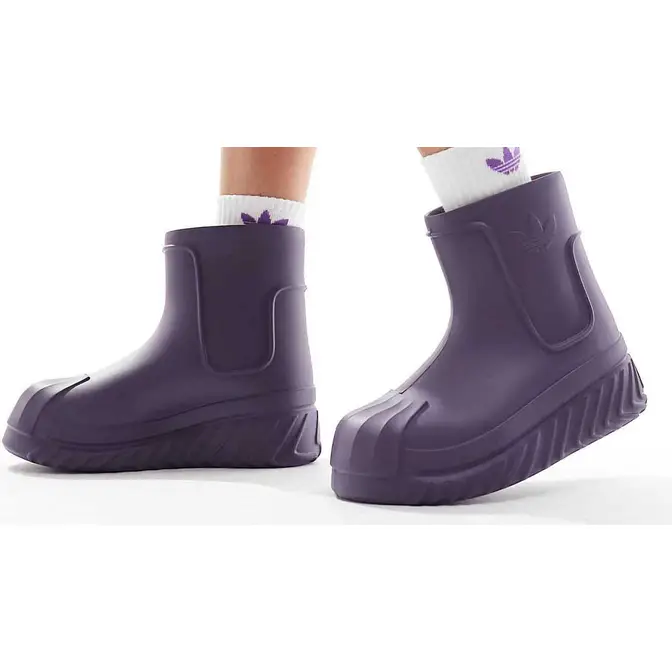 adidas adiFOM Superstar Boot Purple On Foot