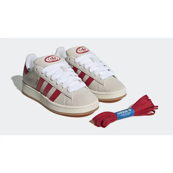 adidas Campus 00s White Better Scarlet GY0037 Front