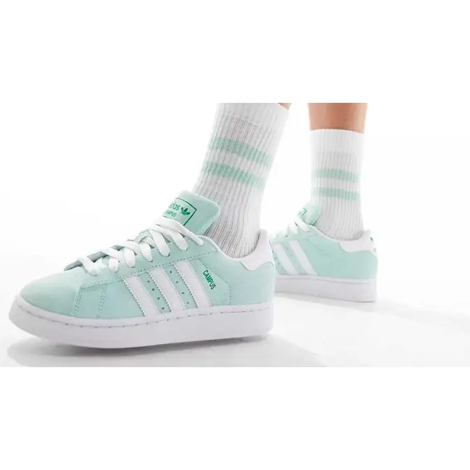 adidas page with captcha on facebook search Clear Mint On Foot