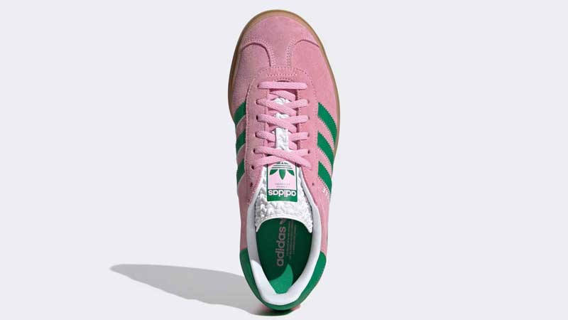adidas Gazelle Bold True Pink Green Middle