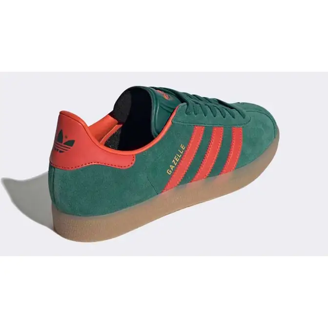 adidas Gazelle Collegiate Green Red Back