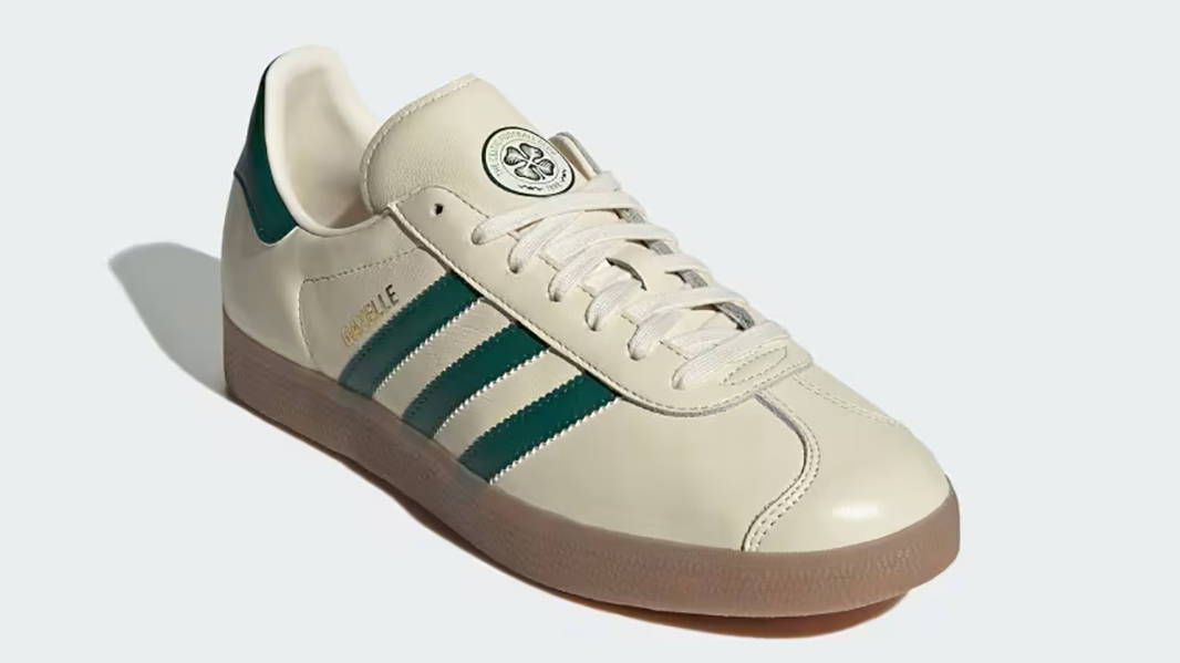 adidas Gazelle Cream White Green IG6435 Side