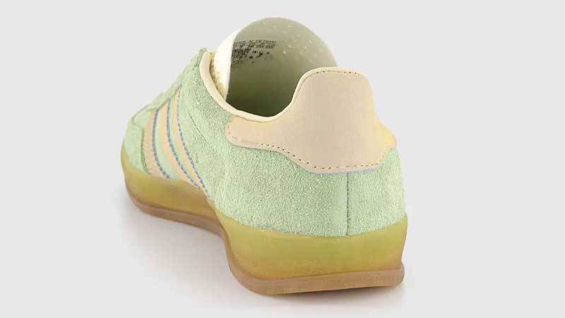 adidas gazelle silver green womens Gazelle Indoor W (Green/Glow Pink/Gum) – Corporate main image 1