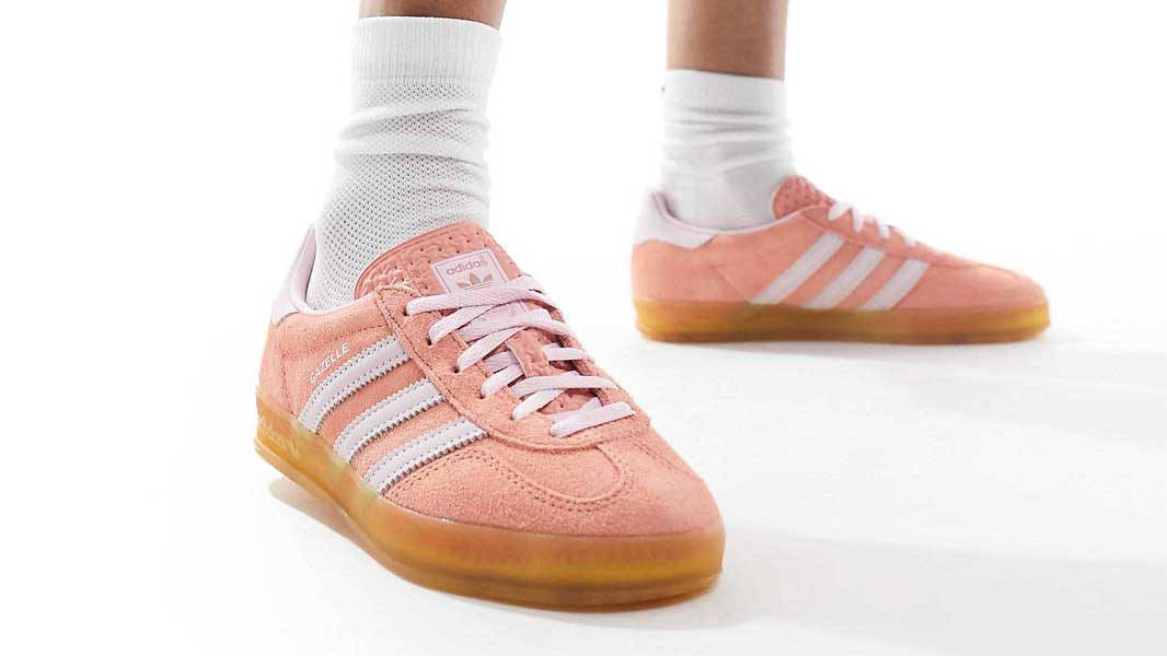 adidas gazelle womens on feet