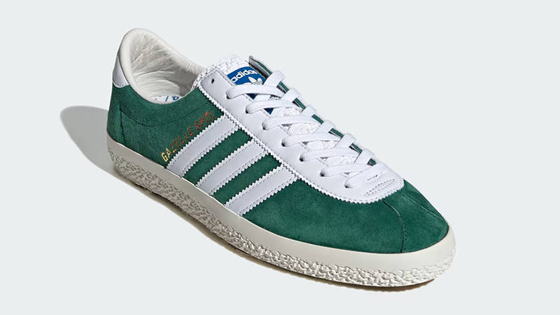 adidas gazelle green white