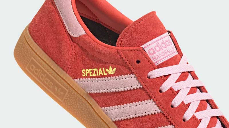 adidas Handball Spezial Bright Red Closeup